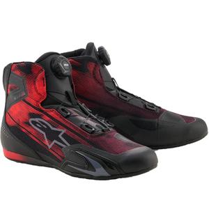 Alpinestars Celer ventiliuojami motociklo batai juodi-raudoni