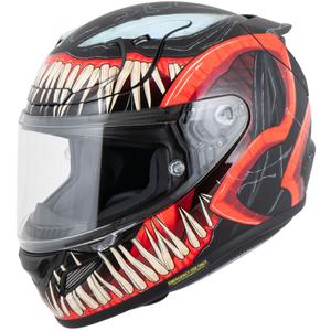 HJC RPHA 12 Venom 3 Marvel motociklo šalmas, juodas-raudonas, uždaras