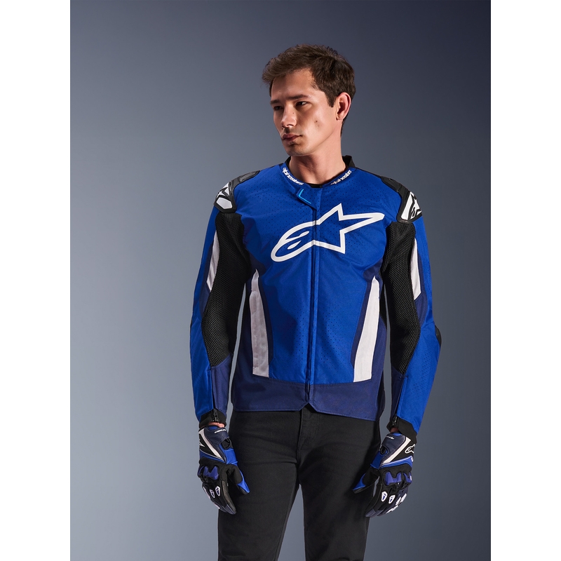Alpinestars T-GP Air motociklo striukė mėlyna-balta-juoda