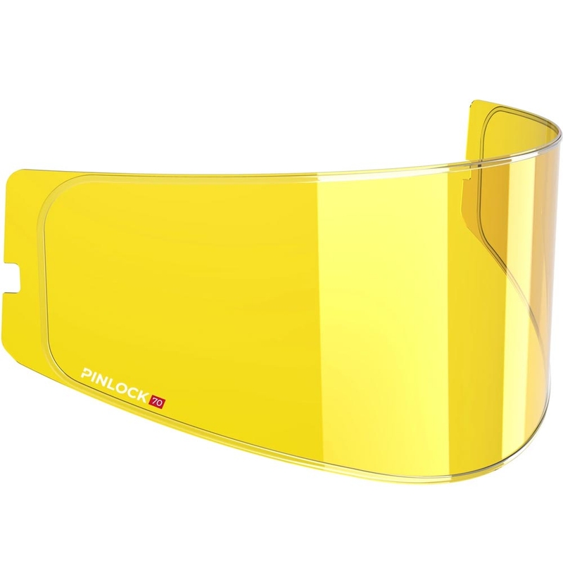 Pinlock DKS 193 MT-V-16 motociklo šalmo skydelis, geltonas