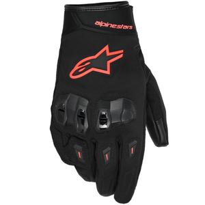 Alpinestars SP XZ VANDENIUI ATSPARŪS motociklo pirštinės juodos-raudonos