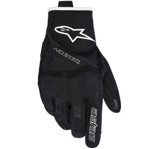 Alpinestars MOBLAST vandeniui atsparios motociklo pirštinės juodos-baltos