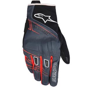 Alpinestars MOBLAST VANDENIUI ATSPARŪS motociklo pirštinės juodos-antracito-oranžinės