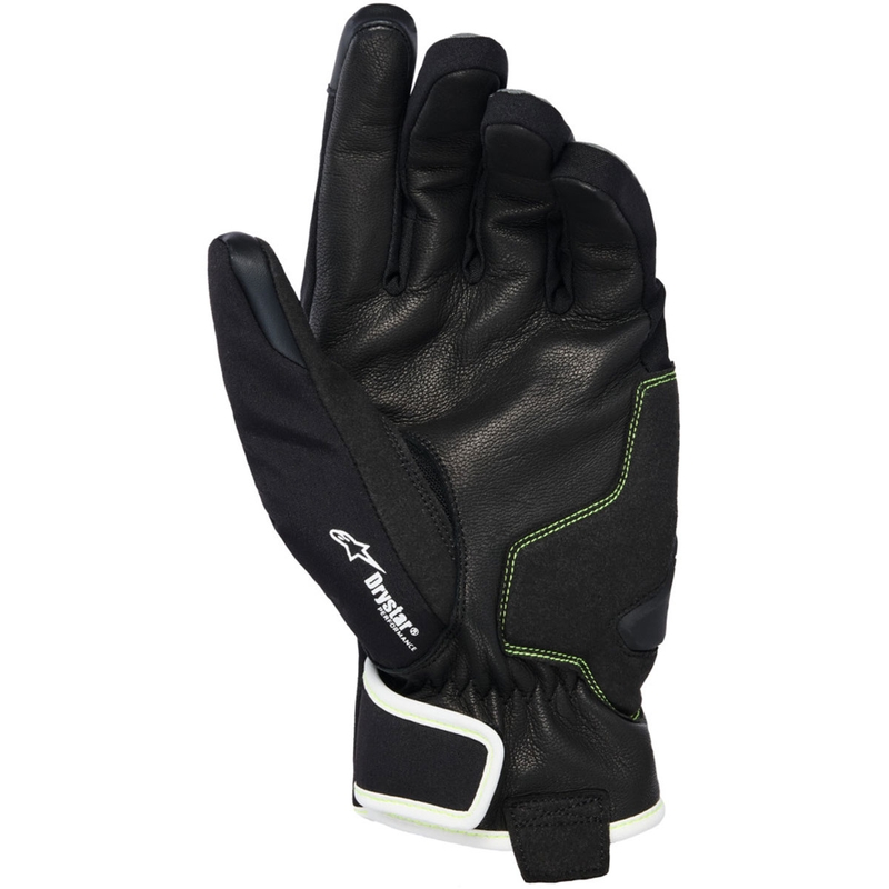 Alpinestars MOBLAST VANDENIUI ATSPARŪS motociklo pirštinės pilkos-juodos-fluorescencinės geltonos-baltos