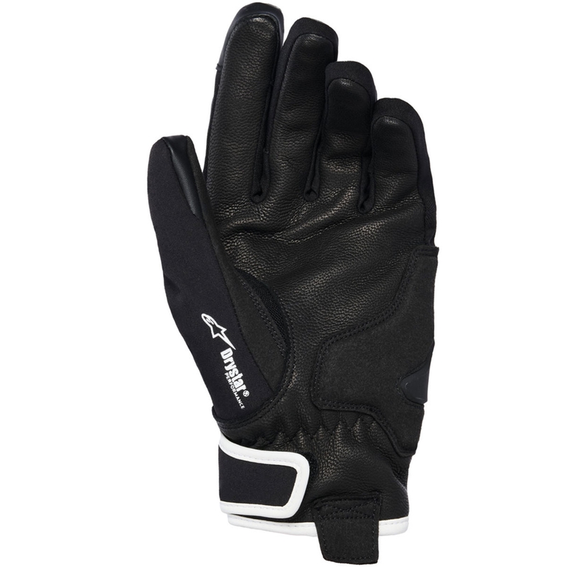 Alpinestars STELLA MOBLAST vandeniui atsparios moteriškos motociklo pirštinės, juodos-baltos, gelsvos