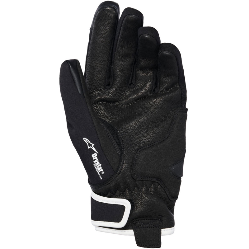 Moteriškos motociklo pirštinės Alpinestars STELLA MOBLAST WATERPROOF pilkos-juodos-fluorescencinės rožinės-turkio-baltos