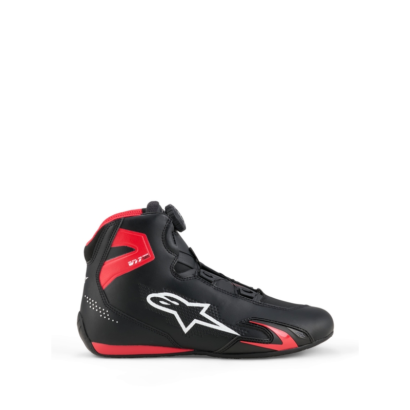 Alpinestars Celer motociklo batai juodi-raudoni-balti