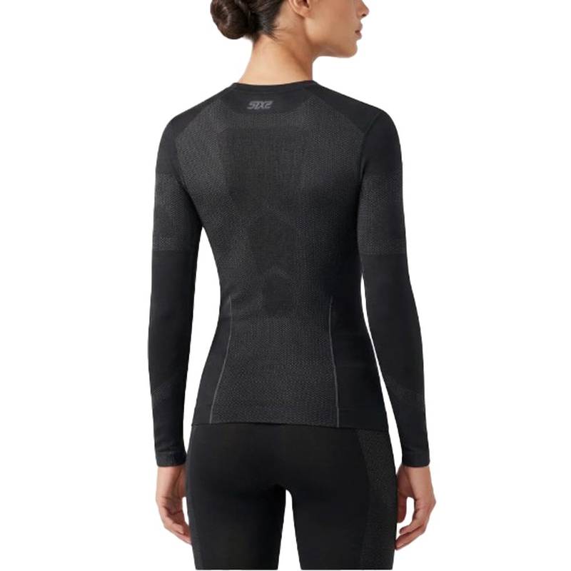 Funkciniai ilgarankoviai marškinėliai SIXS BT TS2L V2 juodi-tamsiai pilki