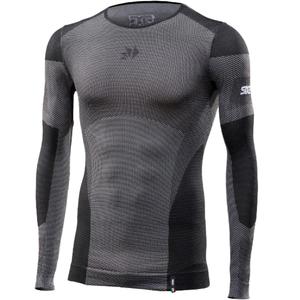 Funkciniai ilgarankoviai marškinėliai SIXS BT TS2L V2 juodi anglies pluošto