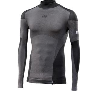 Funkciniai ilgarankoviai marškinėliai SIXS BT TS3L V2 juodi anglies pluošto