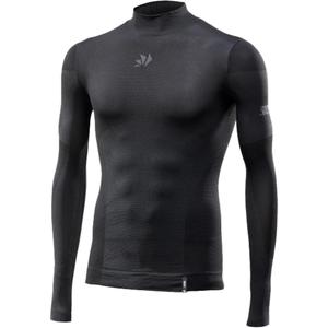 Funkciniai ilgarankoviai marškinėliai SIXS BT TS3L V2 juodi-tamsiai pilki