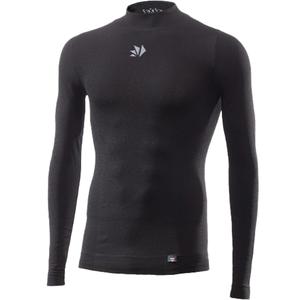 SIXS TS3 V2 ilgomis rankovėmis funkcionalūs marškinėliai, juodi