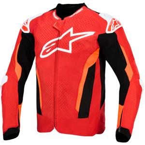 Alpinestars T-GP Air motociklo striukė, raudona-fluorescencinė, raudona-balta-juoda