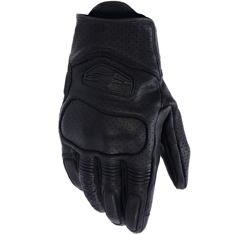 Alpinestars Mustang V3 motociklo pirštinės juodos-juodos