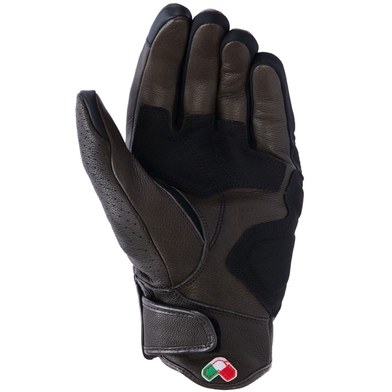 Alpinestars Mustang V3 motociklo pirštinės rudos-juodos