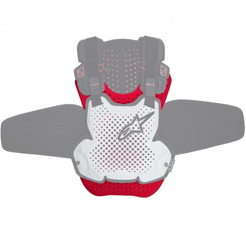 Adapterių rinkinys ALPINESTARS A-4 PLASMA krūtinės apsaugos prailginimui, raudonas