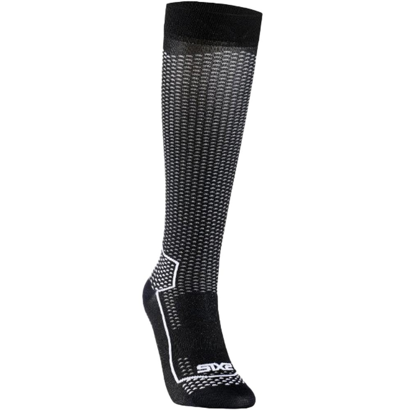 Funkcinės kelių kojinės SIXS LONG V3 juodos anglies pluošto
