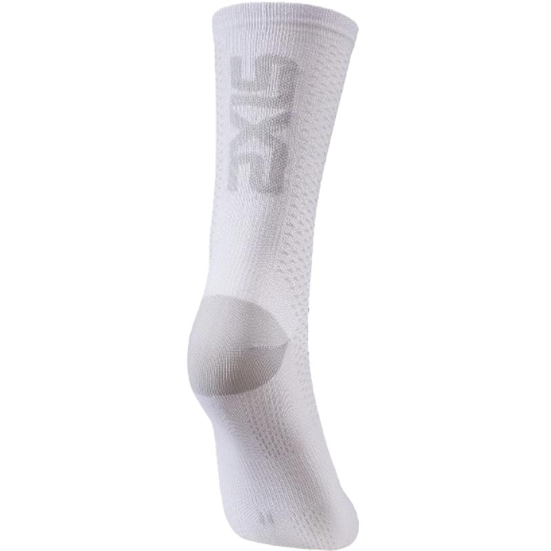 Funkcinės kojinės SIXS SHORT LOGO V2 sidabrinės-baltos