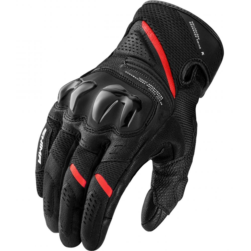 Shima Spark 3.0 motociklo pirštinės juodos-raudonos