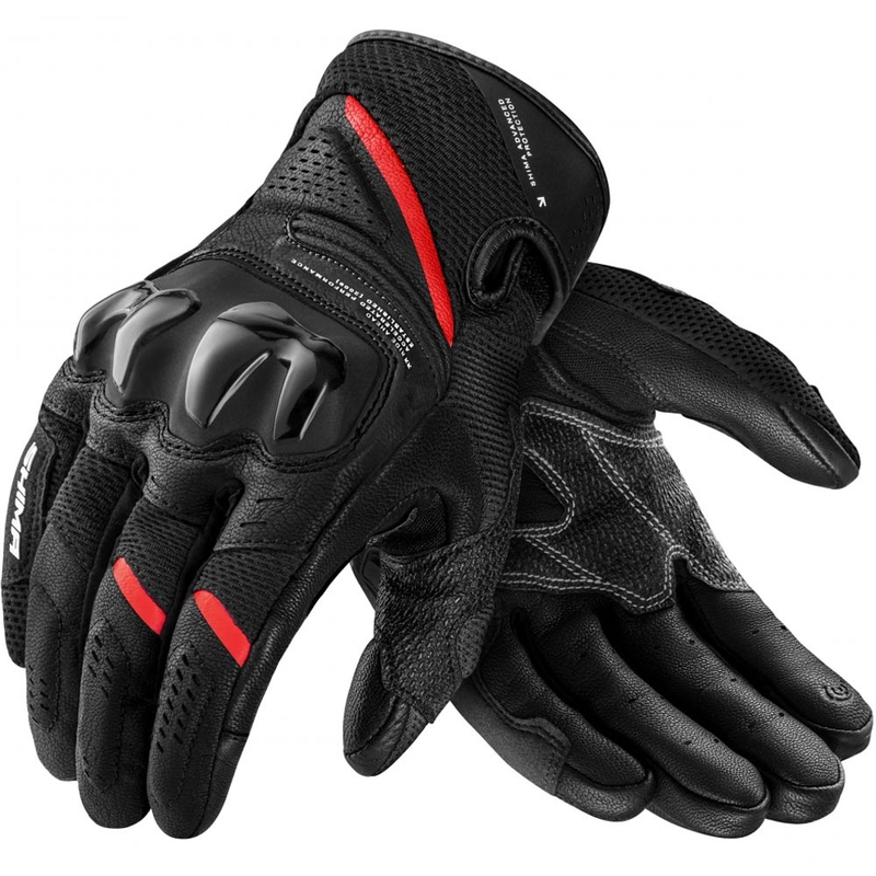 Shima Spark 3.0 motociklo pirštinės juodos-raudonos