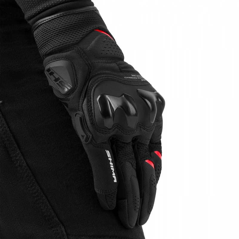 Shima Spark 3.0 motociklo pirštinės juodos-raudonos