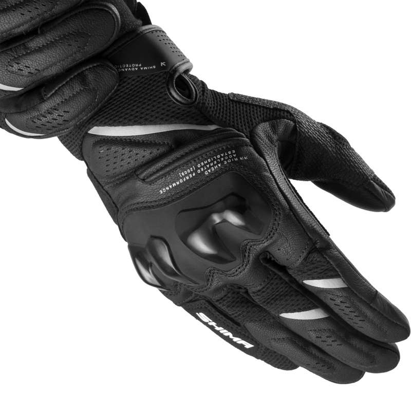Shima Spark 3.0 motociklo pirštinės juodos-baltos