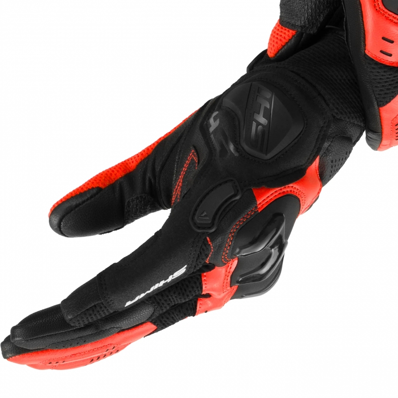 „Shima Spark 3.0“ motociklo pirštinės, fluorescencinės raudonos