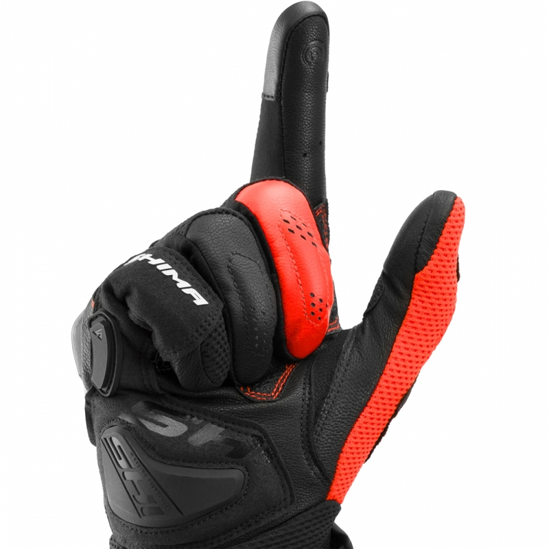 „Shima Spark 3.0“ motociklo pirštinės, fluorescencinės raudonos