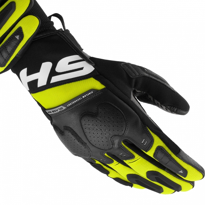 Shima Blaze 3.0 motociklo pirštinės, fluorescencinės geltonos