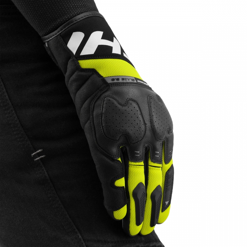 Shima Blaze 3.0 motociklo pirštinės, fluorescencinės geltonos