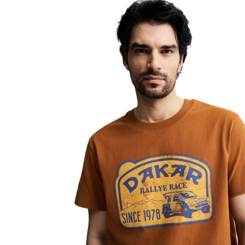 Dakaro sunkvežimio marškinėliai rudi