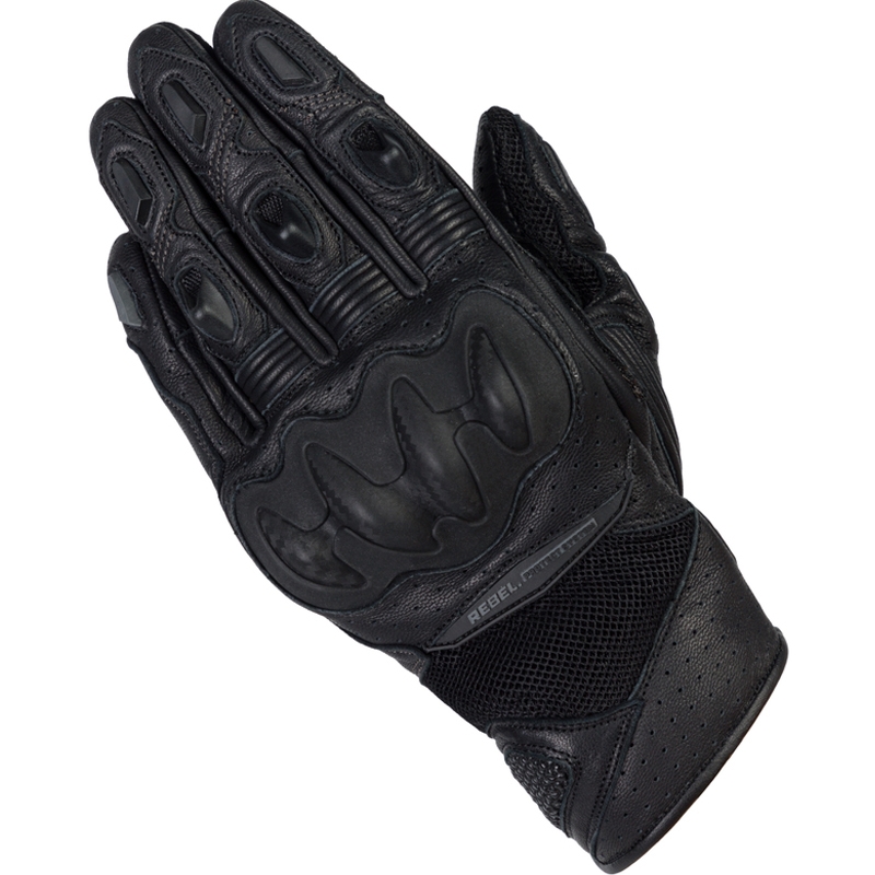 Rebelhorn Flux II Moteriškos motociklininko pirštinės Black
