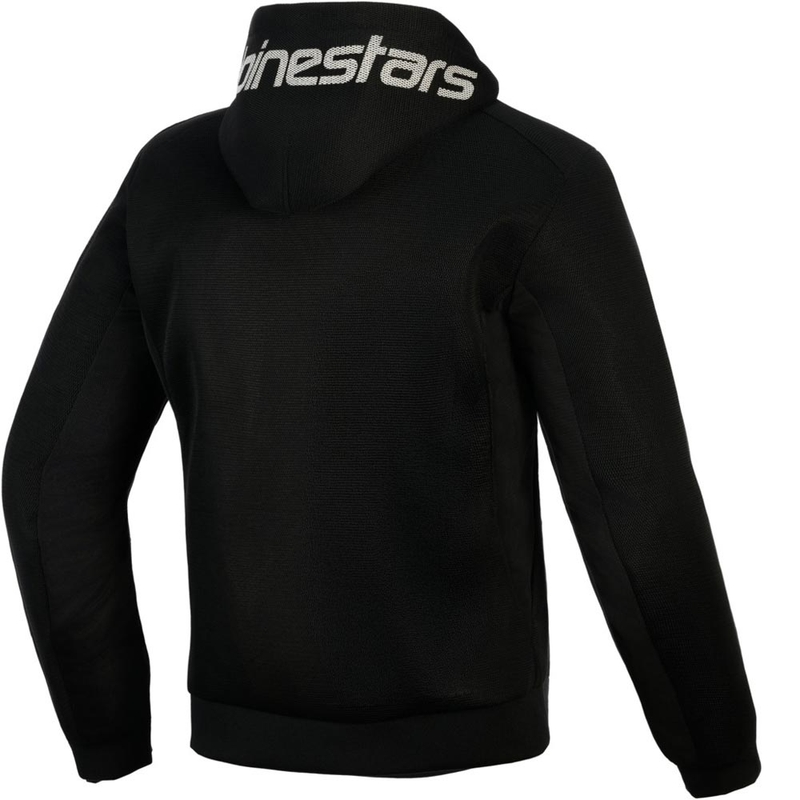 „Alpinestars Chrome Superairflow“ motociklo džemperis, juodas-tamsiai pilkas-baltas