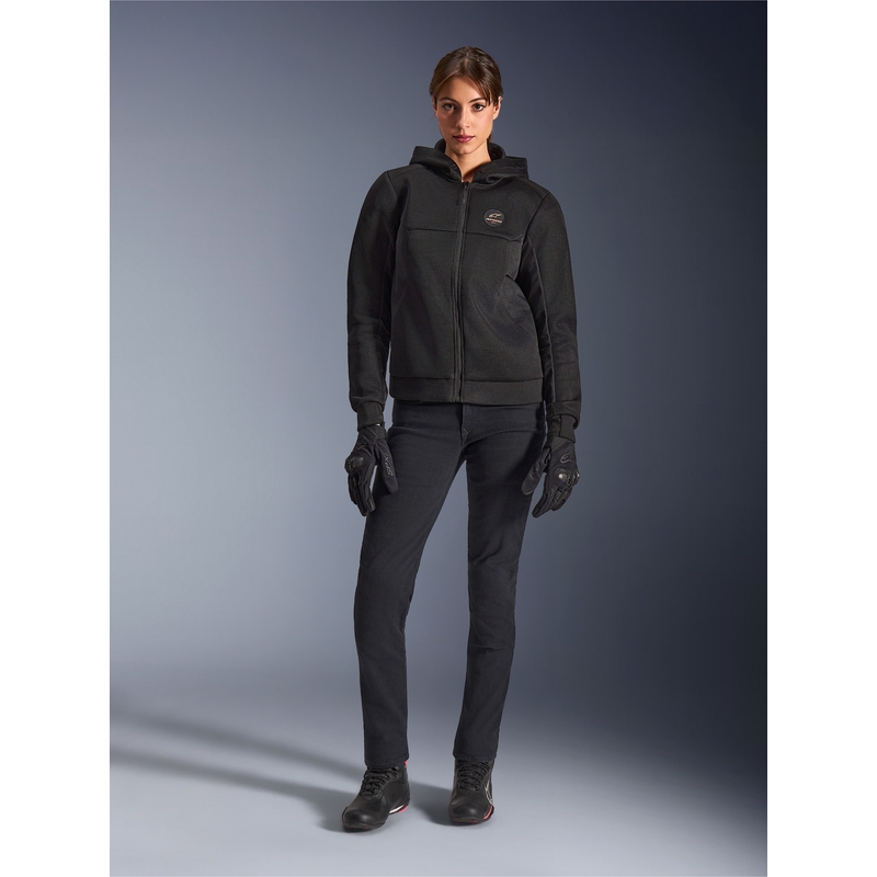 Alpinestars Stella Chrome Superairflow moteriška motociklo striukė, juoda-vario spalvos