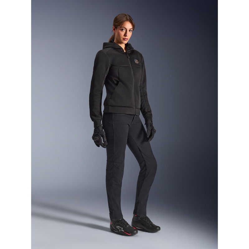 Alpinestars Stella Chrome Superairflow moteriška motociklo striukė, juoda-vario spalvos
