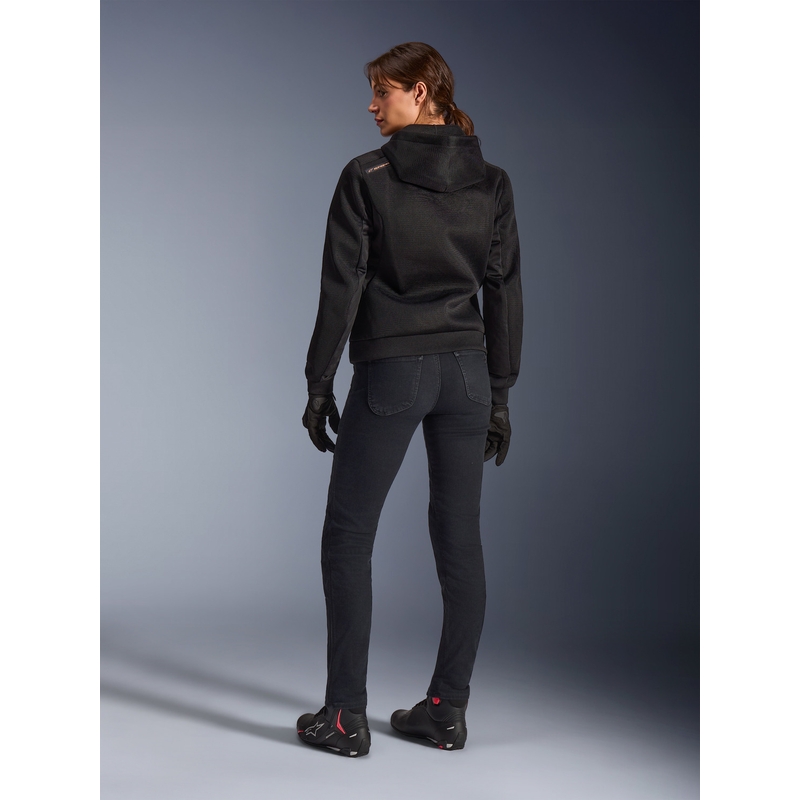 Alpinestars Stella Chrome Superairflow moteriška motociklo striukė, juoda-vario spalvos