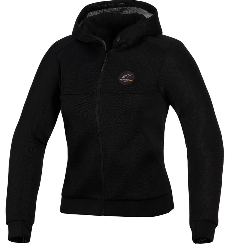 Alpinestars Stella Chrome Superairflow moteriška motociklo striukė, juoda-vario spalvos