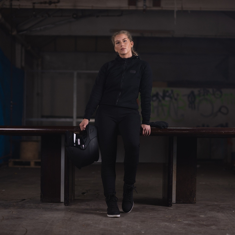 Moteriška motociklo striukė Oxford Armourlite AA Contour, juoda