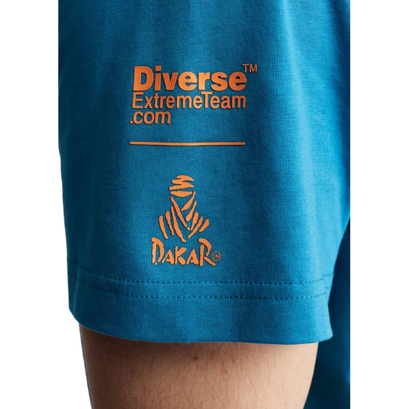 Dakaro logotipo 263 marškinėliai mėlyni