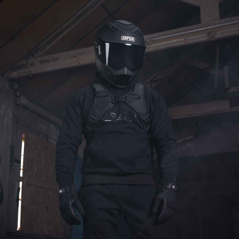 Oxford Armourlite AA Pullon motociklo striukė juoda