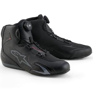 Alpinestars Celer motociklo batai juodi-tamsiai pilki