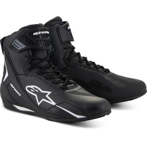 Alpinestars Faster-4 motociklo batai juodi-balti