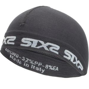 Merino kepurė SIXS SCX Merinos juoda