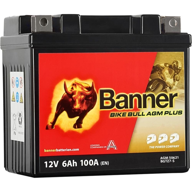 AGM akumuliatorius Banner Bike Bull AGM PLUS AGM PLUS 506 21 / BGTZ7-S - GTZ7-S