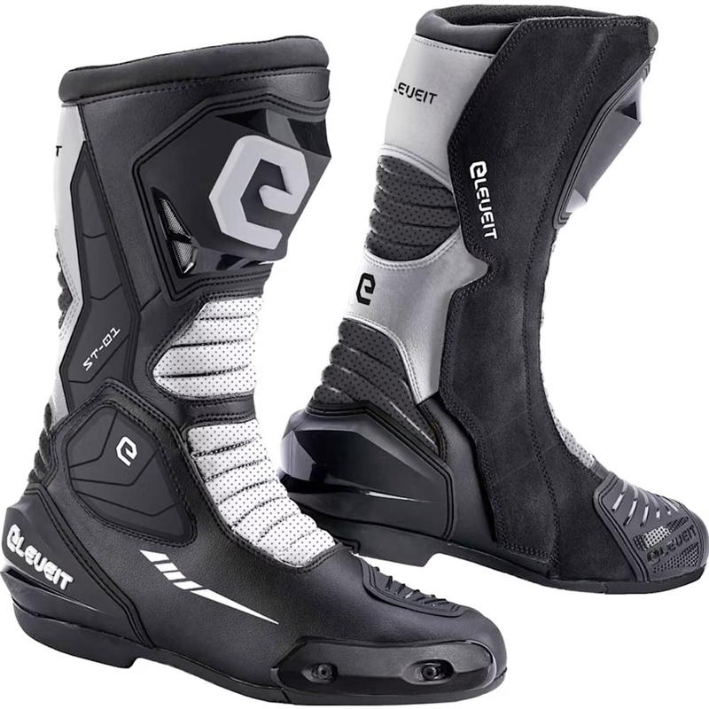 „Eleveit ST-01“ motociklo batai juodi-balti