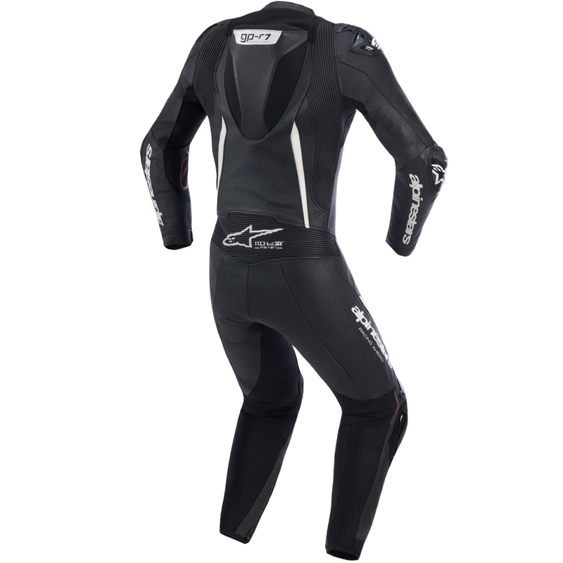 Alpinestars Stella GP-R7 moteriškas vientisas odinis motociklo kostiumas, juodas
