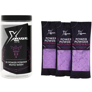 Miltelių pavidalo motociklų šampūnas XzoneRide® Power Powder-Moto Wash 60 g