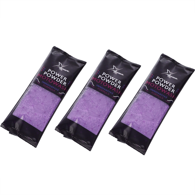 Miltelių pavidalo motociklų šampūnas XzoneRide® Power Powder-Moto Wash 60 g