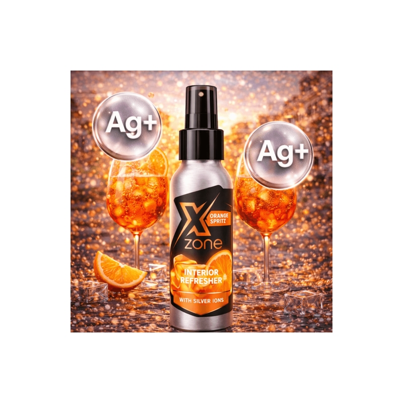 Xzone® gaiviklis su sidabro jonais, apelsinų purškiklis, 100 ml