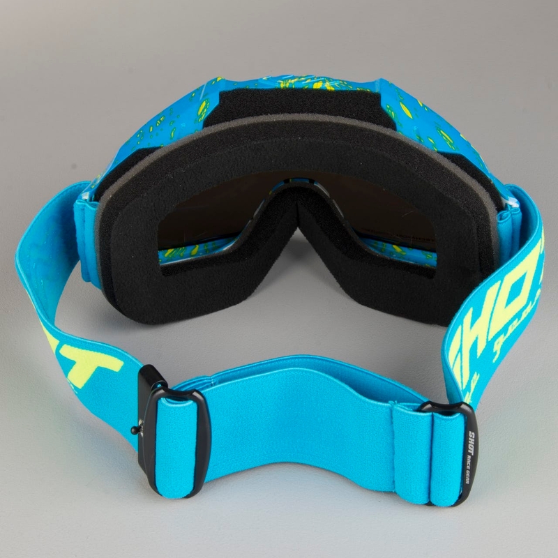 Motokrosové brýle Shot Iris Scratch modro-fluo žluté výprodej